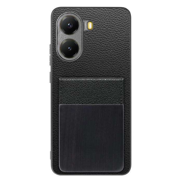 [ LOOF NATURE-SHELL ] POCO X7 Pro Xiaomi ケース 背面 カード収納 カード入れ カードポケット カバー スマホケース 天然木 本革 [ POCO X7 Pro ]