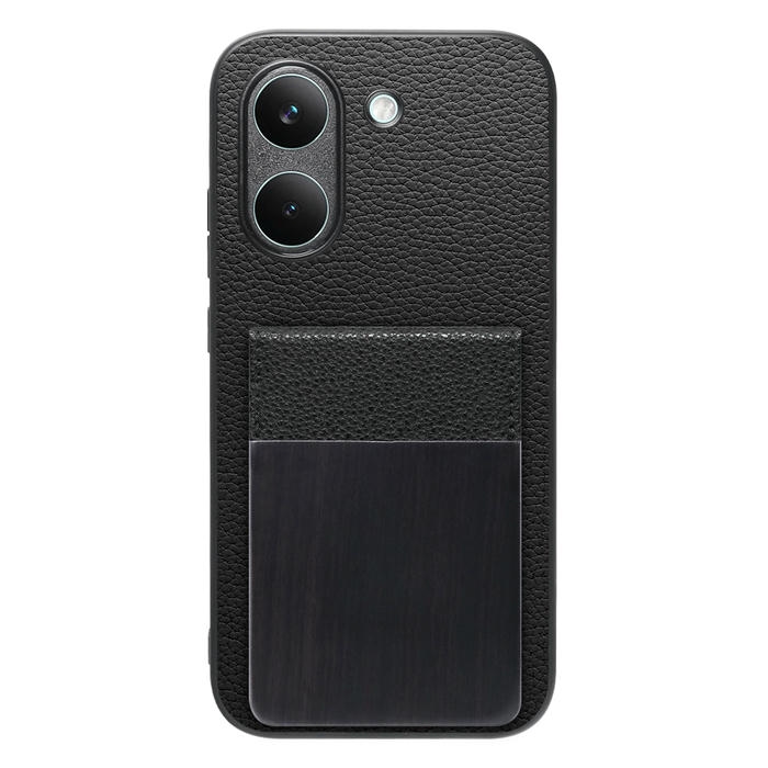 [ LOOF NATURE-SHELL ] POCO X8 Pro Xiaomi シャオミ ケース 背面 カード収納 カード入れ カードポケット カバー スマホケース 天然木 本革 [ POCO X8 Pro ]