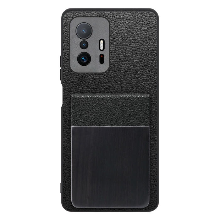 [ LOOF NATURE-SHELL ] Xiaomi 11T / 11T Pro xiaomi11t xiaomi11tpro 11tpro ケース 背面 カード収納 カード入れ カードポケット カバー スマホケース 天然木 本革 [ Xiaomi 11T / 11T Pro ]