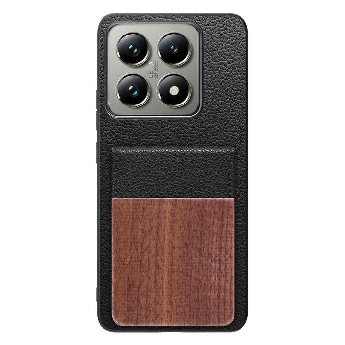 [ LOOF NATURE-SHELL ] Xiaomi 14T Pro  14TPro ケース 背面 カード収納 カード入れ カードポケット カバー スマホケース 天然木 本革 [ Xiaomi 14T Pro  ]