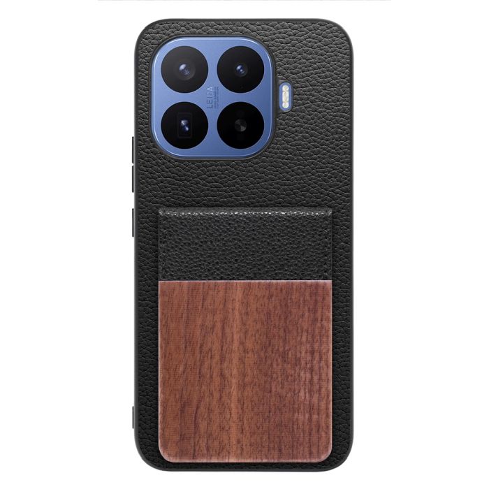 [ LOOF NATURE-SHELL ] Xiaomi 17T Pro シャオミ ケース 背面 カード収納 カード入れ カードポケット カバー スマホケース 天然木 本革 [ Xiaomi 17T Pro ]