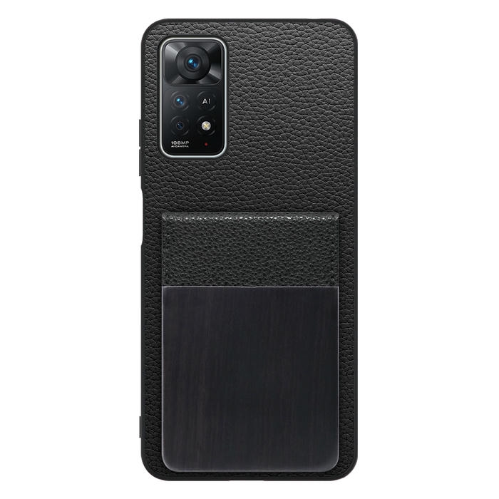 [ LOOF NATURE-SHELL ] Xiaomi Redmi Note 11 Pro 5G redminote11pro5g note11pro 11pro ケース 背面 カード収納 カード入れ カードポケット カバー スマホケース 天然木 本革 [ Redmi Note 11 Pro 5G ]