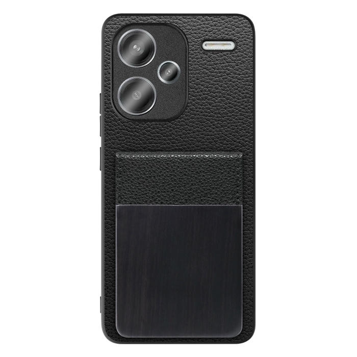 [ LOOF NATURE-SHELL ] Xiaomi Redmi Note 13 Pro+ 5G  ケース 背面 カード収納 カード入れ カードポケット カバー スマホケース 天然木 本革 [ Redmi Note 13 Pro+ 5G ]