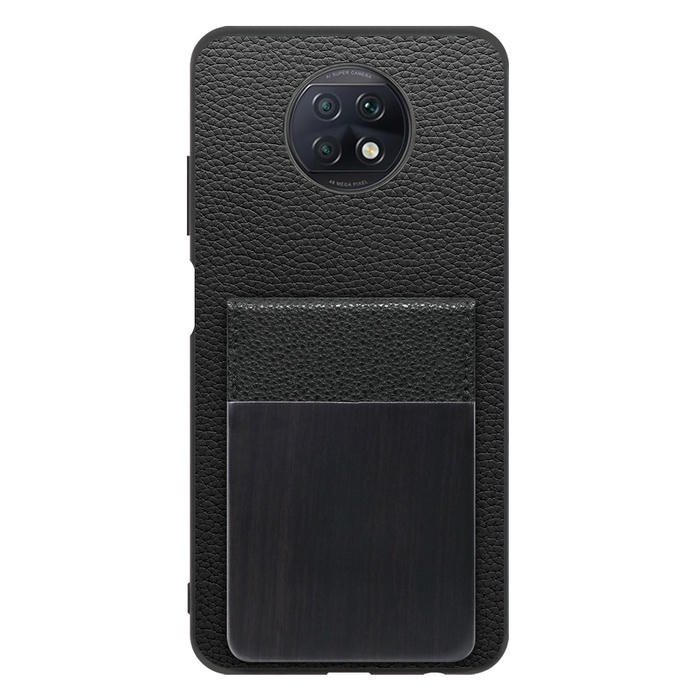 [ LOOF NATURE-SHELL ] Xiaomi Redmi Note 9T redminote9t redminote note9t ケース 背面 カード収納 カード入れ カードポケット カバー スマホケース 天然木 本革 [ Redmi Note 9T ]