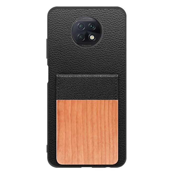 [ LOOF NATURE-SHELL ] Xiaomi Redmi Note 9T redminote9t redminote note9t ケース 背面 カード収納 カード入れ カードポケット カバー スマホケース 天然木 本革 [ Redmi Note 9T ]
