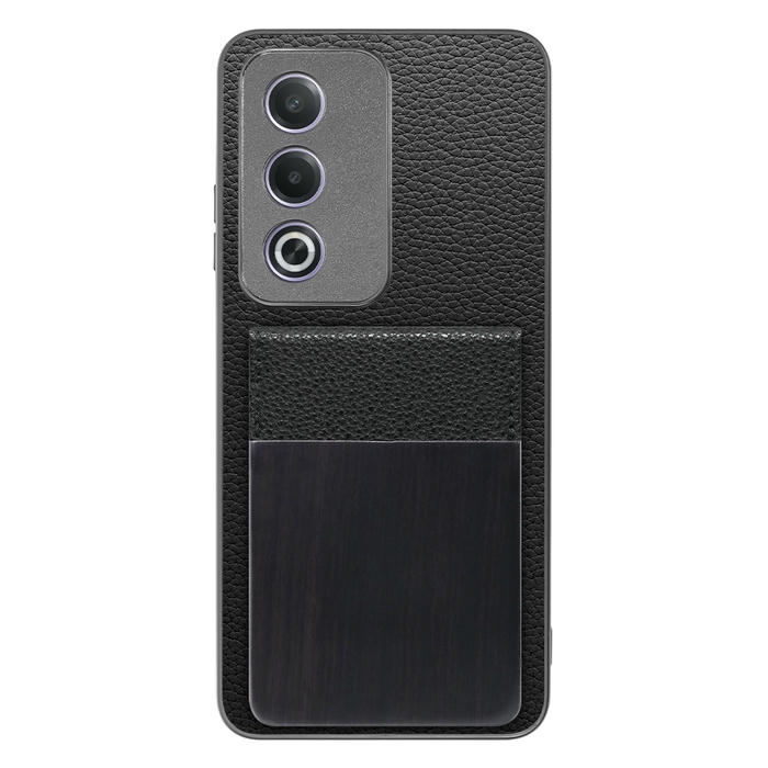 [ LOOF NATURE-SHELL ] OPPO A3 5G CPH2639 ケース 背面 カード収納 カード入れ カードポケット カバー スマホケース 天然木 本革 [ OPPO A3 5G ]