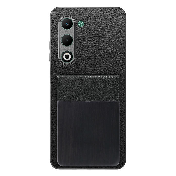 [ LOOF NATURE-SHELL ] OPPO A5 5G オッポ CPH2735 ケース 背面 カード収納 カード入れ カードポケット カバー スマホケース 天然木 本革 [ OPPO A5 5G ]