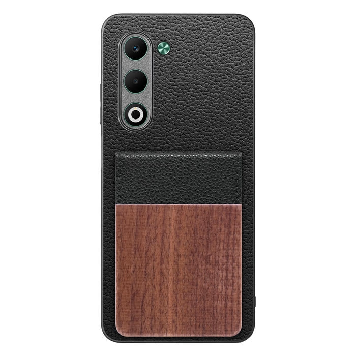 [ LOOF NATURE-SHELL ] OPPO A5 5G オッポ CPH2735 ケース 背面 カード収納 カード入れ カードポケット カバー スマホケース 天然木 本革 [ OPPO A5 5G ]
