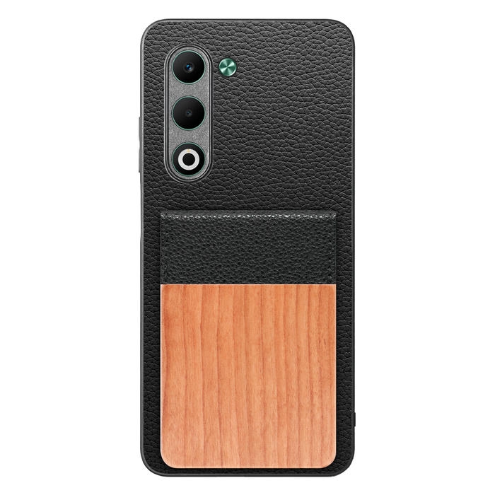 [ LOOF NATURE-SHELL ] OPPO A5 5G オッポ CPH2735 ケース 背面 カード収納 カード入れ カードポケット カバー スマホケース 天然木 本革 [ OPPO A5 5G ]