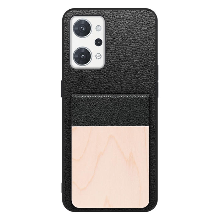[ LOOF NATURE-SHELL ] OPPO Reno7 A / Reno9 A OPG04 / CPH2523 reno7a reno 7a reno9a reno 9a ケース 背面 カード収納 カード入れ カードポケット カバー スマホケース 天然木 本革 [ OPPO Reno7 A / Reno9 A ]