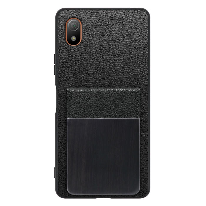 [ LOOF NATURE-SHELL ] Xperia Ace III SO-53C / SOG08 aceⅢ ace3 ケース 背面 カード収納 カード入れ カードポケット カバー スマホケース 天然木 本革 [ Xperia Ace III ]