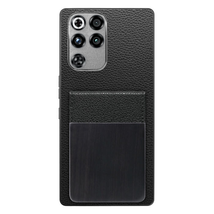 [ LOOF NATURE-SHELL ] REDMAGIC 11 Pro NX809J ZTE nubia ケース 背面 カード収納 カード入れ カードポケット カバー スマホケース 天然木 本革 [ REDMAGIC 11 Pro ]