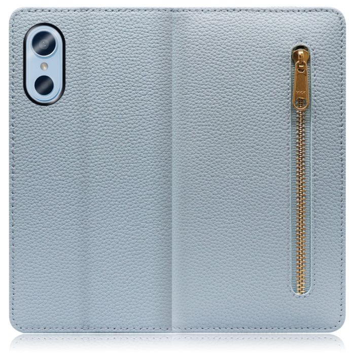 [ LOOF POCKET ] arrows We3 F-52G スマホケース ケース カバー 手帳型ケース カード収納 本革 マグネットなし ベルトなし ポケット ファスナー [ arrows We3 ]