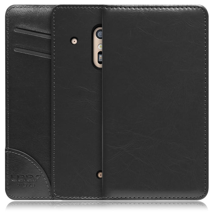 [ LOOF ROYALE ] らくらくスマートフォン (me)  F-01L / F-42A らくらくスマートフォンme FUJITSU FCNT スマホケース ケース カバー 手帳型ケース 本革 レザー カード収納 カードポケット マグネット無し [ らくらくスマートフォンme F-01L ]