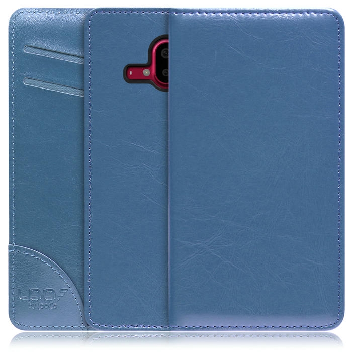 [ LOOF ROYALE ] らくらくスマートフォン F-52B FUJITSU FCNT スマホケース ケース カバー 手帳型ケース 本革 レザー カード収納 カードポケット マグネット無し [ らくらくスマートフォン F-52B ]