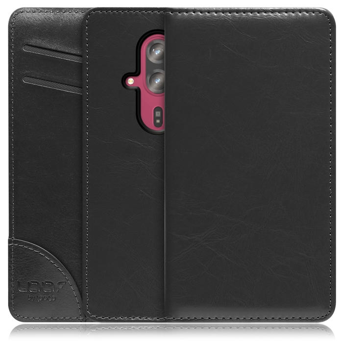 [ LOOF ROYALE ] らくらくスマートフォン F-53E F-53E FUJITSU FCNT スマホケース ケース カバー 手帳型ケース 本革 レザー カード収納 カードポケット マグネット無し [ らくらくスマートフォン F-53E ]