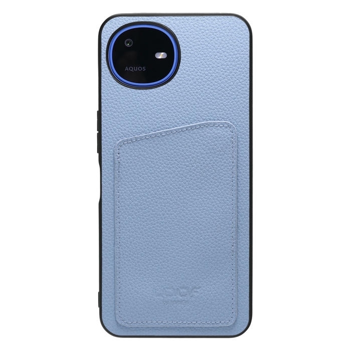 [ LOOF INVISIBLE CARD CASE-SHELL ] AQUOS wish6 SH-M36 スマホケース 背面 ケース カバー 本革 見えない収納 カード 見えない 落ちない マグネット [ AQUOS wish6 ]