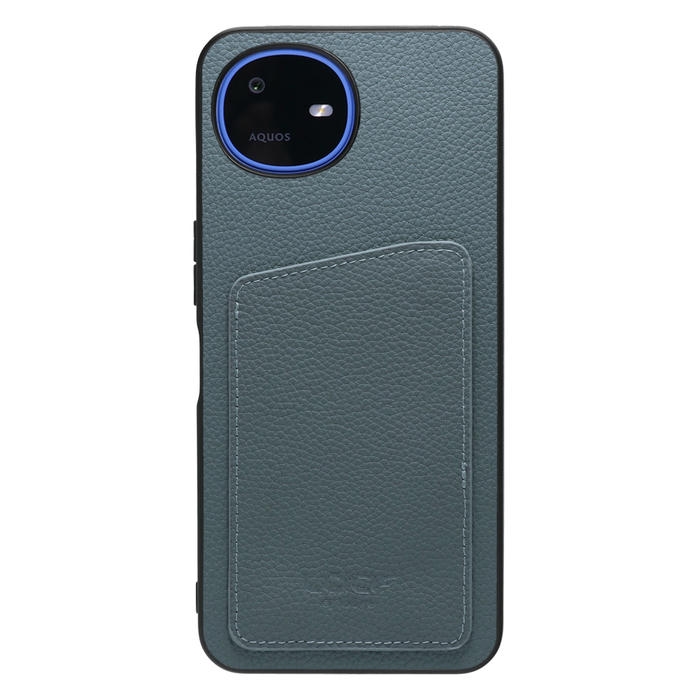 [ LOOF INVISIBLE CARD CASE-SHELL ] AQUOS wish6 SH-M36 スマホケース 背面 ケース カバー 本革 見えない収納 カード 見えない 落ちない マグネット [ AQUOS wish6 ]