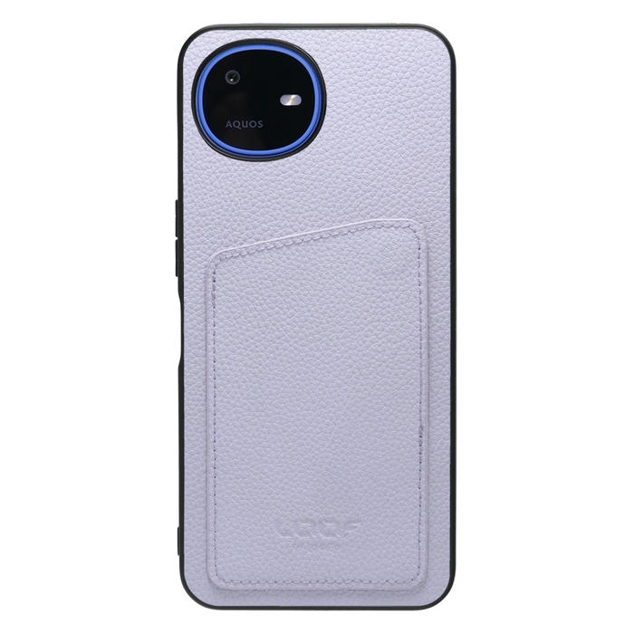 [ LOOF INVISIBLE CARD CASE-SHELL ] AQUOS wish6 SH-M36 スマホケース 背面 ケース カバー 本革 見えない収納 カード 見えない 落ちない マグネット [ AQUOS wish6 ]