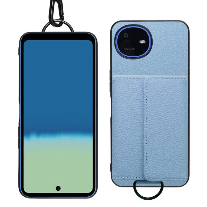 [ LOOF WALLET-SHELL ] AQUOS wish6 SH-M36  ケース カバー スマホケース ショルダー スマホショルダー 本革 背面収納 財布 カード入れ [ AQUOS wish6 ]