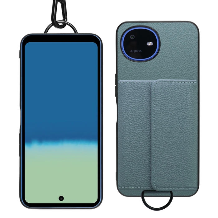 [ LOOF WALLET-SHELL ] AQUOS wish6 SH-M36  ケース カバー スマホケース ショルダー スマホショルダー 本革 背面収納 財布 カード入れ [ AQUOS wish6 ]