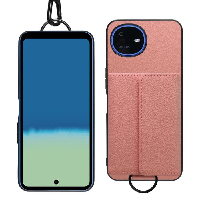 [ LOOF WALLET-SHELL ] AQUOS wish6 SH-M36  ケース カバー スマホケース ショルダー スマホショルダー 本革 背面収納 財布 カード入れ [ AQUOS wish6 ]
