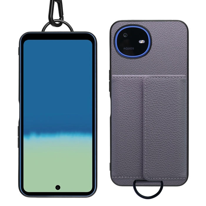 [ LOOF WALLET-SHELL ] AQUOS wish6 SH-M36  ケース カバー スマホケース ショルダー スマホショルダー 本革 背面収納 財布 カード入れ [ AQUOS wish6 ]