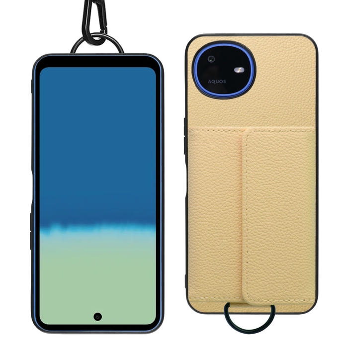 [ LOOF WALLET-SHELL ] AQUOS wish6 SH-M36  ケース カバー スマホケース ショルダー スマホショルダー 本革 背面収納 財布 カード入れ [ AQUOS wish6 ]