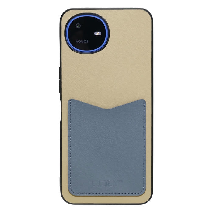 [ LOOF PASS-SHELL (LEATHER Ver.) ] AQUOS wish6 SH-M36 スマホケース 背面 ケース カバー ハードケース カード収納 カードホルダー ストラップホール [ AQUOS wish6 ]