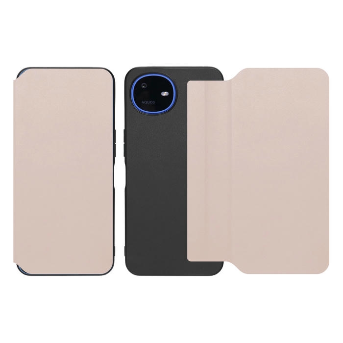 [ LOOF SLIM-FIT ] AQUOS wish6 SH-M36 スマホケース 背面 ケース カバー 手帳型 ハードケース カード収納 ポケットあり/なし マグネットなし ストラップホール [ AQUOS wish6 ]