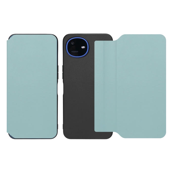 [ LOOF SLIM-FIT ] AQUOS wish6 SH-M36 スマホケース 背面 ケース カバー 手帳型 ハードケース カード収納 ポケットあり/なし マグネットなし ストラップホール [ AQUOS wish6 ]