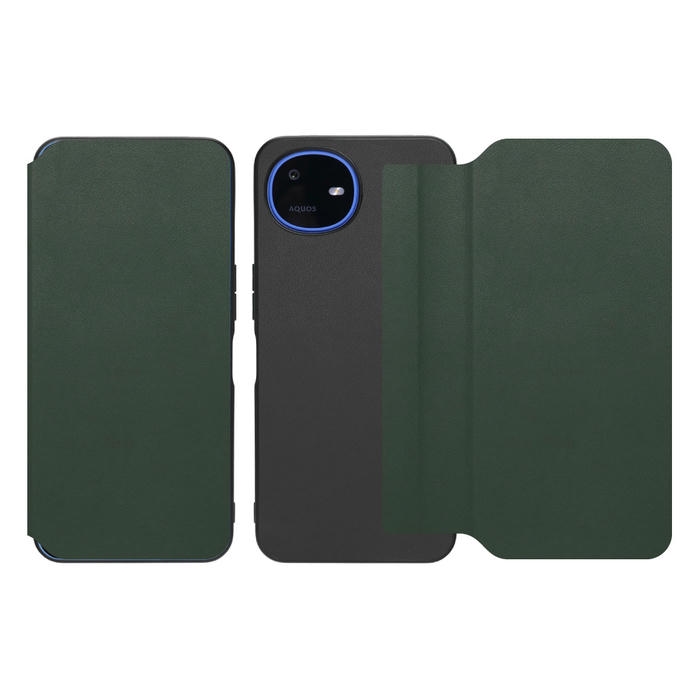 [ LOOF SLIM-FIT ] AQUOS wish6 SH-M36 スマホケース 背面 ケース カバー 手帳型 ハードケース カード収納 ポケットあり/なし マグネットなし ストラップホール [ AQUOS wish6 ]