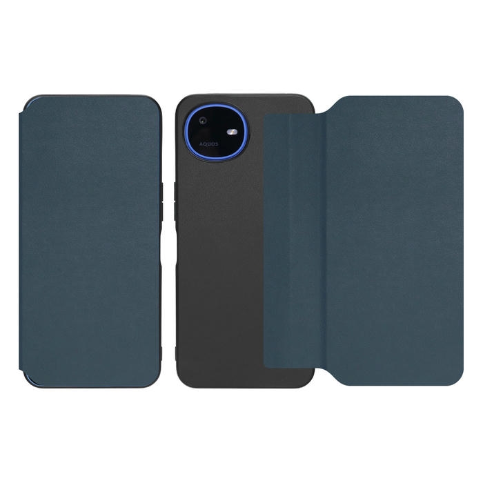 [ LOOF SLIM-FIT ] AQUOS wish6 SH-M36 スマホケース 背面 ケース カバー 手帳型 ハードケース カード収納 ポケットあり/なし マグネットなし ストラップホール [ AQUOS wish6 ]