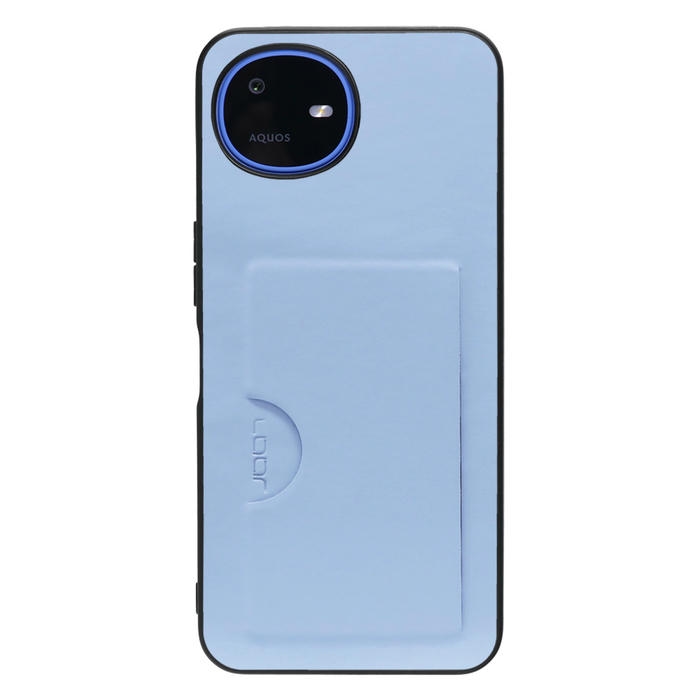 [ LOOF SKIN SLIM-SLOT ] AQUOS wish6 SH-M36 スマホケース 背面 ケース カバー ハードケース カード収納 PUレザー ストラップホール [ AQUOS wish6 ]