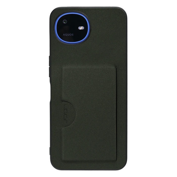 [ LOOF SKIN SLIM-SLOT ] AQUOS wish6 SH-M36 スマホケース 背面 ケース カバー ハードケース カード収納 PUレザー ストラップホール [ AQUOS wish6 ]