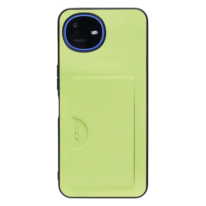 [ LOOF SKIN SLIM-SLOT ] AQUOS wish6 SH-M36 スマホケース 背面 ケース カバー ハードケース カード収納 PUレザー ストラップホール [ AQUOS wish6 ]