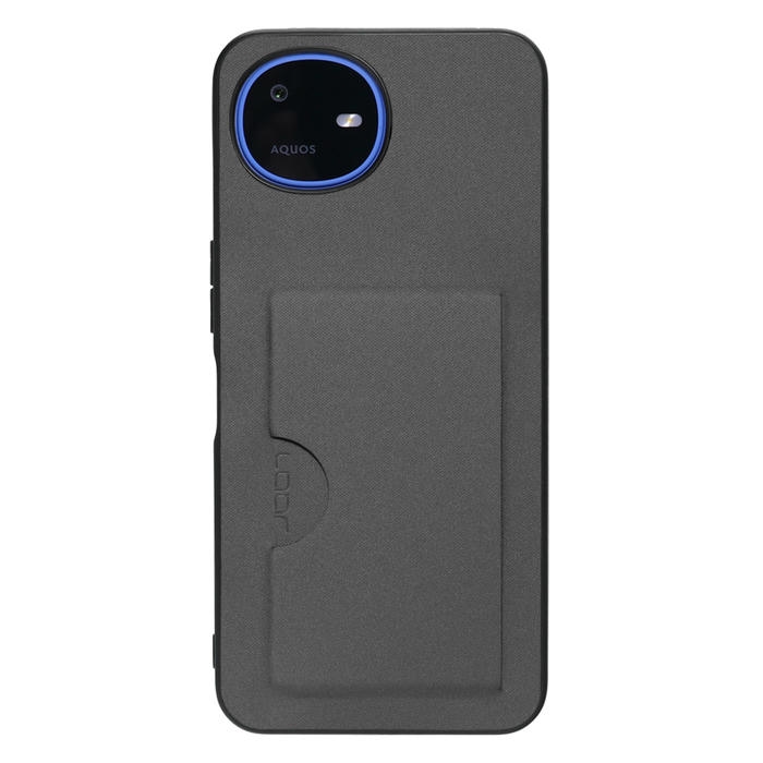 [ LOOF SKIN SLIM-SLOT ] AQUOS wish6 SH-M36 スマホケース 背面 ケース カバー ハードケース カード収納 PUレザー ストラップホール [ AQUOS wish6 ]