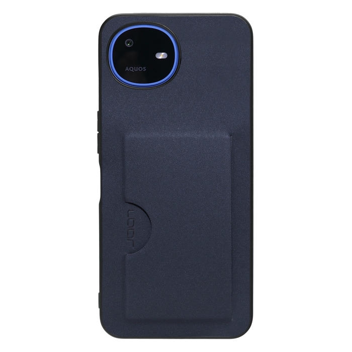 [ LOOF SKIN SLIM-SLOT ] AQUOS wish6 SH-M36 スマホケース 背面 ケース カバー ハードケース カード収納 PUレザー ストラップホール [ AQUOS wish6 ]