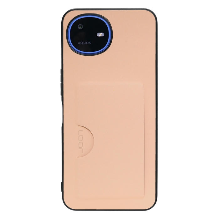 [ LOOF SKIN SLIM-SLOT ] AQUOS wish6 SH-M36 スマホケース 背面 ケース カバー ハードケース カード収納 PUレザー ストラップホール [ AQUOS wish6 ]