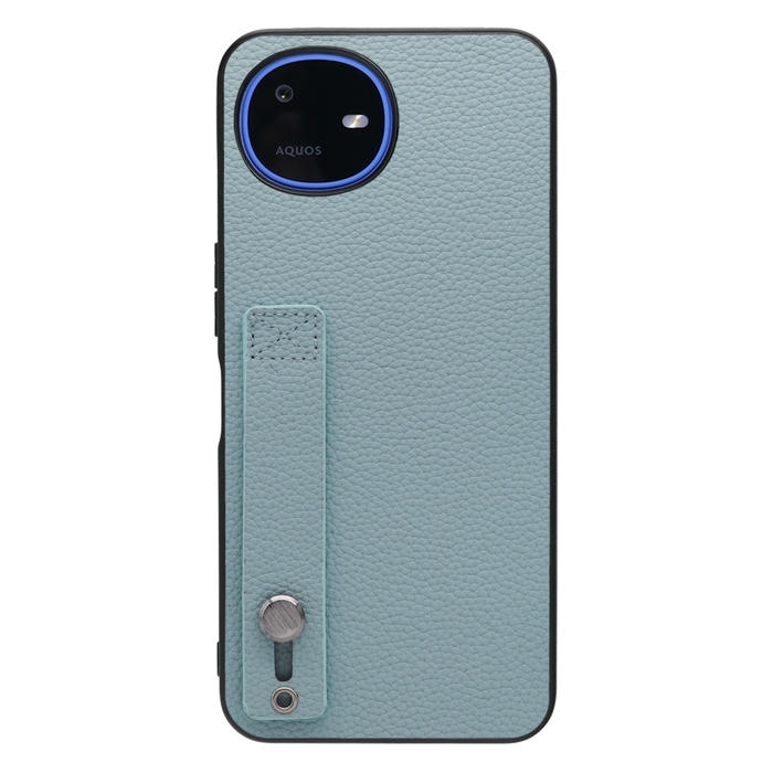 [ LOOF HOLD-SHELL ] AQUOS wish6 SH-M36 スマホケース 背面 ケース カバー ハードケース 背面ベルト 本革 ストラップホール [ AQUOS wish6 ]