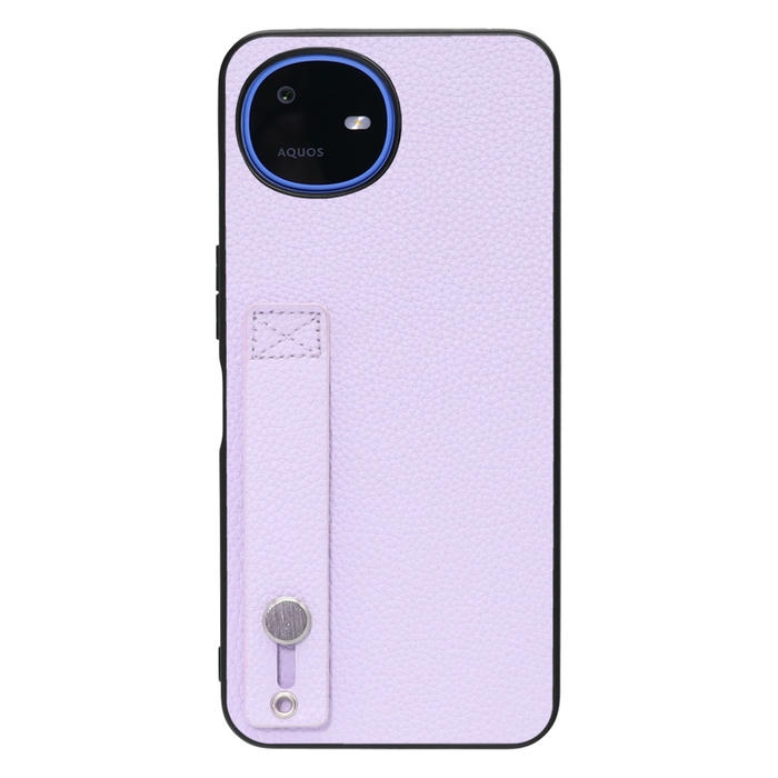 [ LOOF HOLD-SHELL ] AQUOS wish6 SH-M36 スマホケース 背面 ケース カバー ハードケース 背面ベルト 本革 ストラップホール [ AQUOS wish6 ]