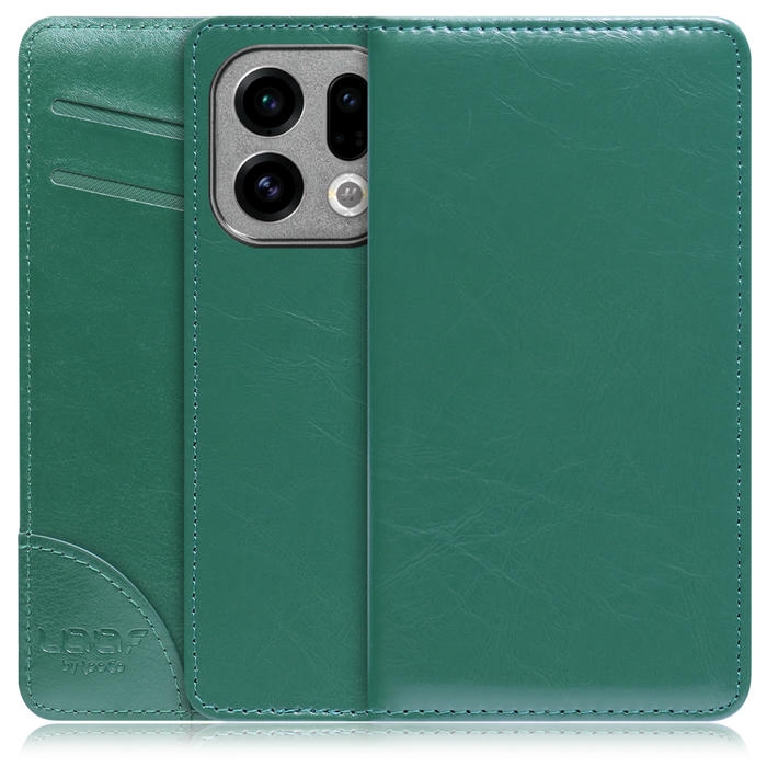 [ LOOF ROYALE ] OPPO Find X9 OPG07 CPH2797 スマホケース ケース カバー 手帳型ケース 本革 レザー カード収納 カードポケット マグネット無し [ OPPO Find X9 ]