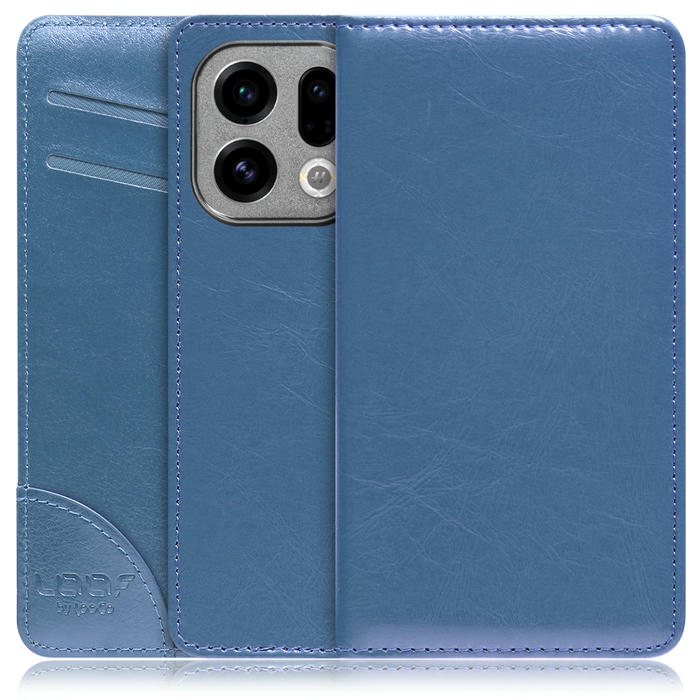 [ LOOF ROYALE ] OPPO Find X9 OPG07 CPH2797 スマホケース ケース カバー 手帳型ケース 本革 レザー カード収納 カードポケット マグネット無し [ OPPO Find X9 ]