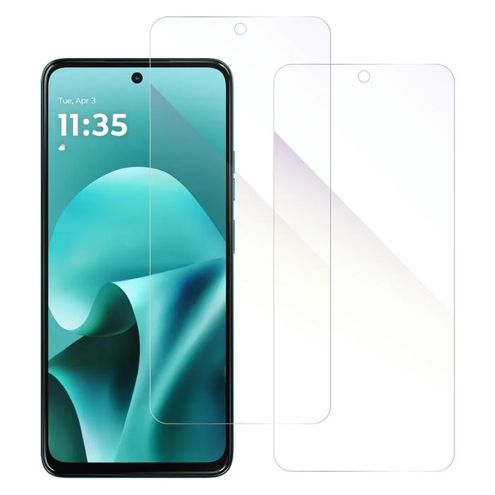 [2枚入り] LOOF 強化ソフトフィルム moto g37 / g37j  保護フィルム クリア/マット/ブルーライトカット/覗き見防止  簡単貼り付け 画面保護 ソフトフィルム 気泡なし 傷防止 割れ防止 [ moto g37 / g37j ]