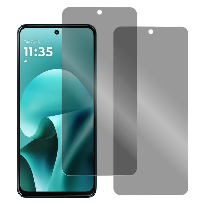 [2枚入り] LOOF 強化ソフトフィルム moto g37 / g37j  保護フィルム クリア/マット/ブルーライトカット/覗き見防止  簡単貼り付け 画面保護 ソフトフィルム 気泡なし 傷防止 割れ防止 [ moto g37 / g37j ]