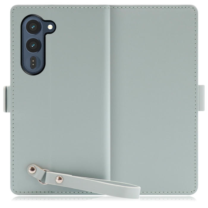 [ LOOF MACARON ] arrows Alpha2 F-51G スマホケース ケース カバー 手帳型ケース カード収納 ストラップ ベルト付き マグネット付き 本革 [ arrows Alpha2 ]
