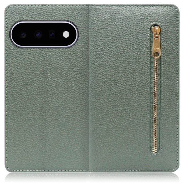 [ LOOF POCKET ] Google Pixel 11  スマホケース ケース カバー 手帳型ケース カード収納 本革 マグネットなし ベルトなし ポケット ファスナー [ Google Pixel 11 ]