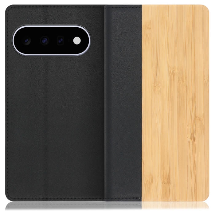 [ LOOF NATURE ] Google Pixel 11  スマホケース ケース カバー 手帳型ケース カード収納 マグネット付き 天然木 本革 ベルトなし [ Google Pixel 11 ]