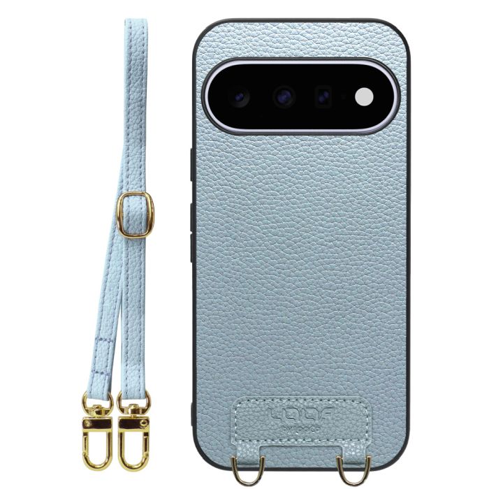 [ LOOF LUXURY-SHELL SHOULDER ] Google Pixel 11  ショルダーストラップ付き シンプルでスマート 本革 シェル型ケース ショルダー ストラップ スマホショルダー [ Google Pixel 11 ]