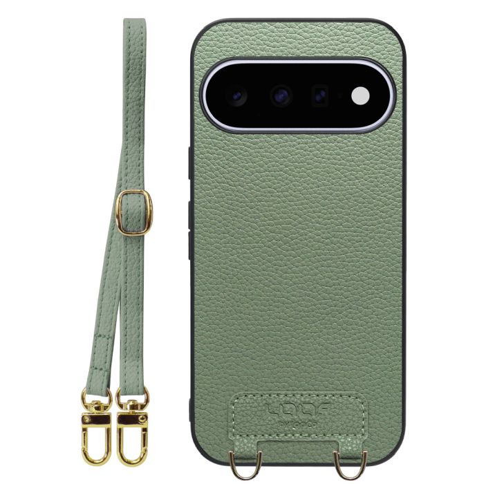 [ LOOF LUXURY-SHELL SHOULDER ] Google Pixel 11  ショルダーストラップ付き シンプルでスマート 本革 シェル型ケース ショルダー ストラップ スマホショルダー [ Google Pixel 11 ]